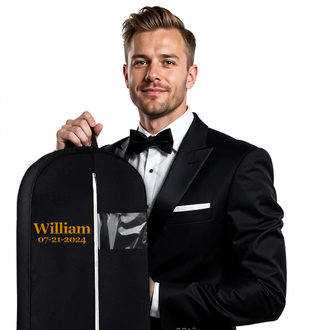 Personalized Garment bag for Groom Tuxedo