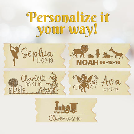 Personalized Name Sign, Custom Name Sign for Nursery