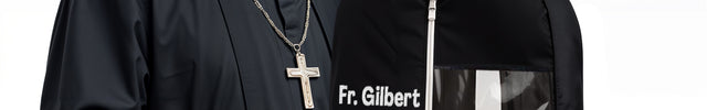 Personalized Garment bag for Priest & Nun Robes - Black