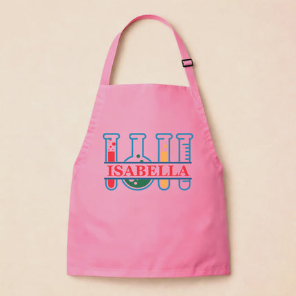 Personalized Science Apron for Kids with Custom Name
