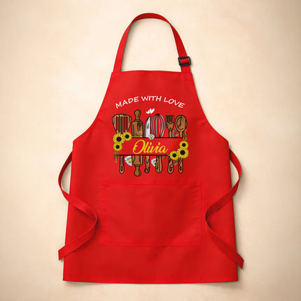 Personalized Kitchen Gifts for Mother, Women, Wife - Made with Love