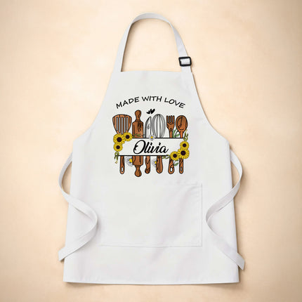 Personalized Kitchen Gifts for Mother, Women, Wife - Made with Love