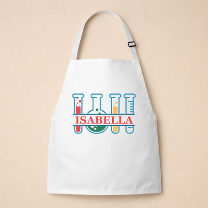 Personalized Science Apron for Kids with Custom Name