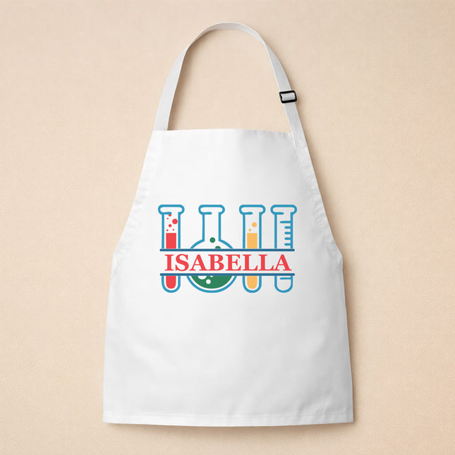 Personalized Science Apron for Kids with Custom Name