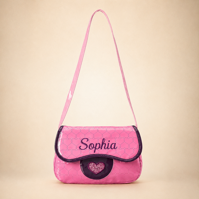 Personalized Kids Pretend Play Purse Set with Custom Name