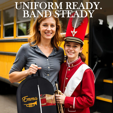 Personalized Garment bag for Hanging Clothes -Custom Name Marching Band