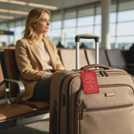 Personalized Luggage Tag for Suitcase 4 Pack