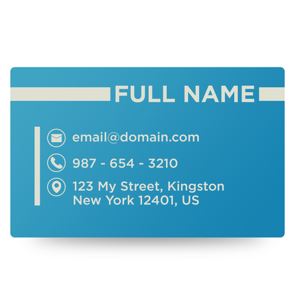Personalized Metal Business Cards Engraved- 20 Pack, Black