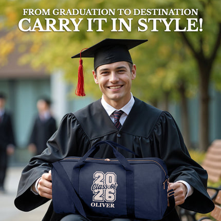 Personalized Class of 2026 Duffle Bag – Graduation Gift
