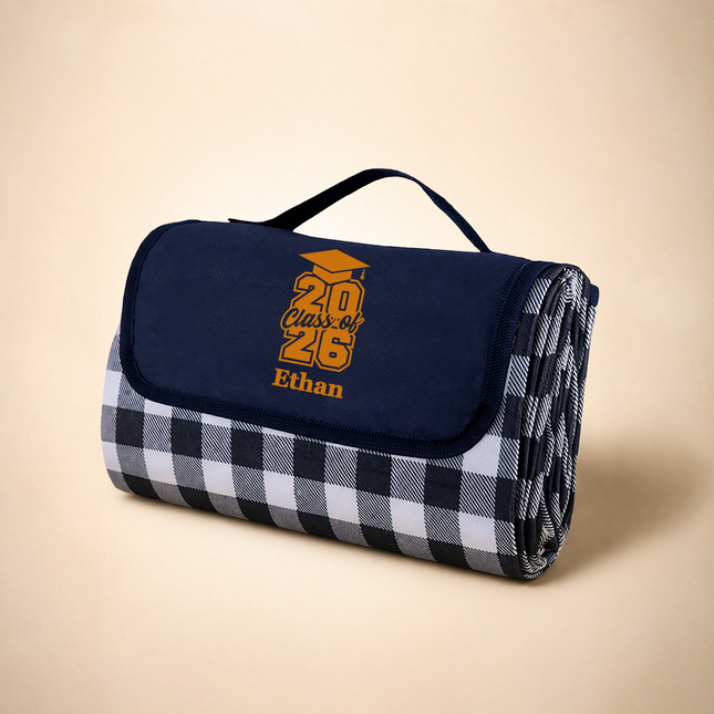 Personalized Picnic Blanket with Name, Class Of 2026