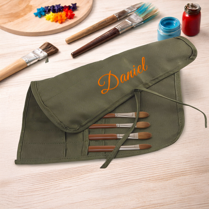 Personalized Paint Brush Holder for Artist