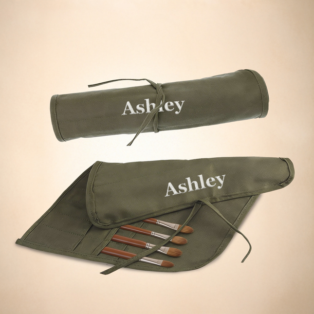 Personalized Paint Brush Holder for Artist