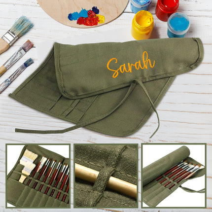 Personalized Paint Brush Holder for Artist