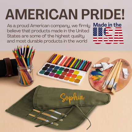 Personalized Paint Brush Holder for Artist