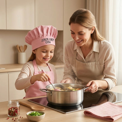 Personalized Junior Chef Hat – Custom Embroidered Kids Chef Cap