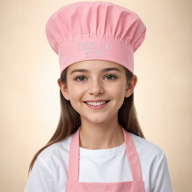 Personalized Junior Chef Hat – Custom Embroidered Kids Chef Cap