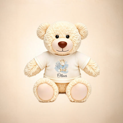 Personalized Baby Teddy Bear Custom Name Plush Keepsake