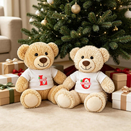 Personalized Baby Teddy Bear Custom Name Plush Keepsake