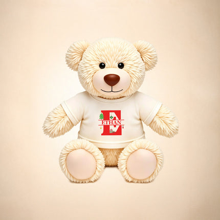 Personalized Baby Teddy Bear Custom Name Plush Keepsake