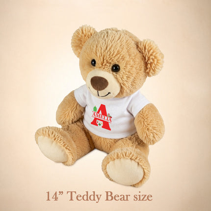 Personalized Baby Teddy Bear Custom Name Plush Keepsake