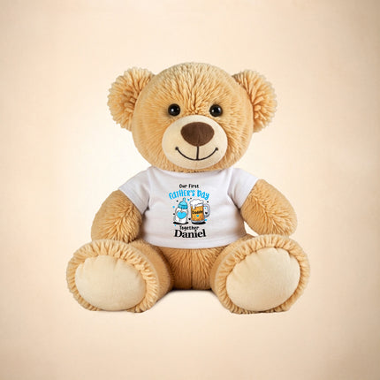 Personalized Baby Teddy Bear Custom Name Plush Keepsake