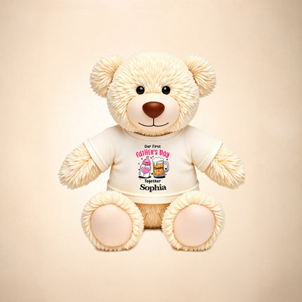 Personalized Baby Teddy Bear Custom Name Plush Keepsake