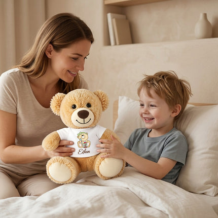 Personalized Baby Teddy Bear Custom Name Plush Keepsake