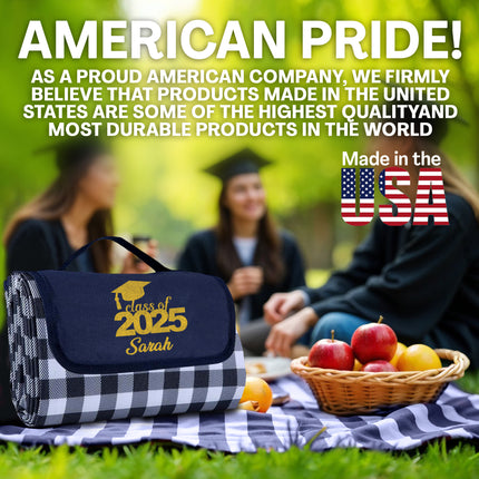 Personalized Picnic Blanket with Name