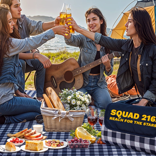 Bulk Personalized Picnic Blankets - 10 Pack