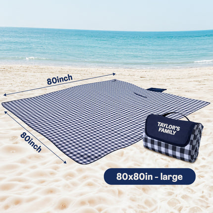 Bulk Personalized Picnic Blankets - 10 Pack