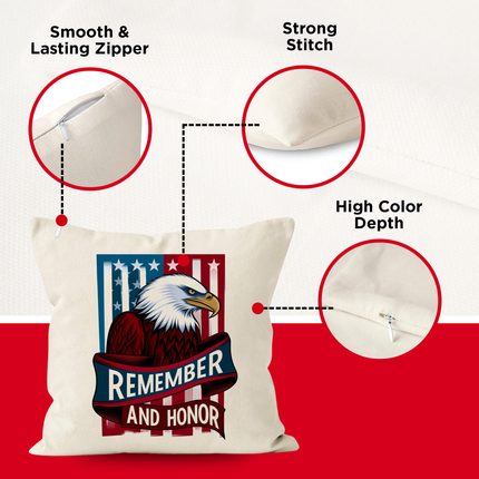 Personalized Memorial Day Soldier Pillowcase