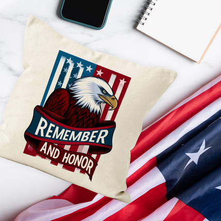 Personalized Memorial Day Soldier Pillowcase