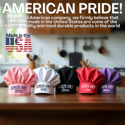 Personalized Kids Chef Hat Junior Chef