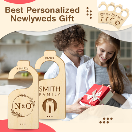 Personalized Wooden Closet Dividers - 7 pack
