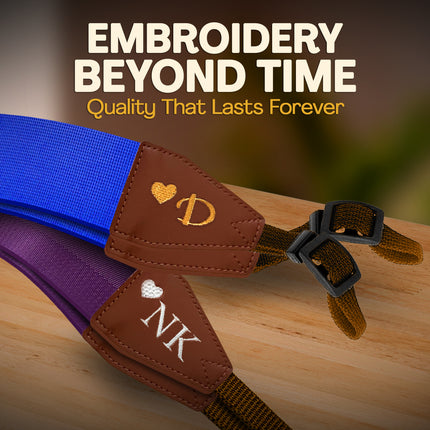 Art Tribute Custom Royal Blue Camera Strap
