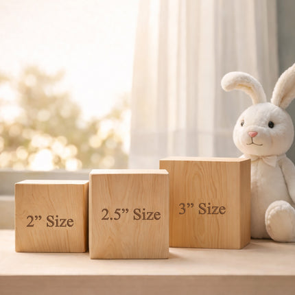 Personalized Baptism Wood Block – Baby Keepsake Gift