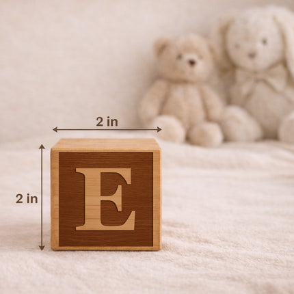 Custom Wood Name Blocks, Engraved Baby Name Sign