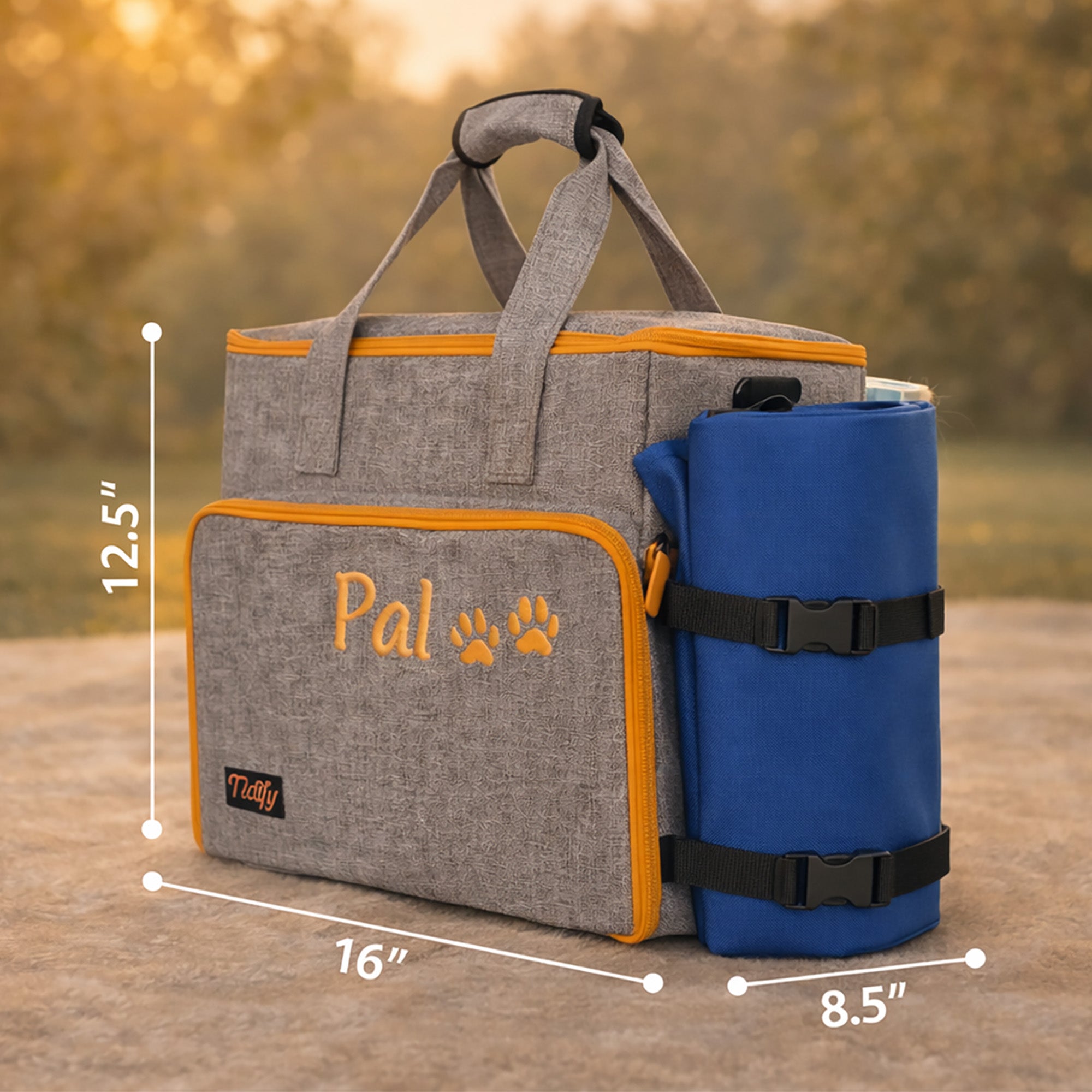 Personalized Dog Weekender Bag – Custom Pet Travel Tote