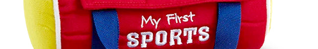 Personalized My First Sports Bag with Name - 8'' Red