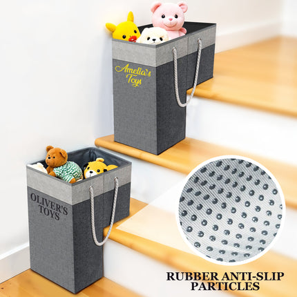 Personalized Stair Basket with Custom Text, Name, Message