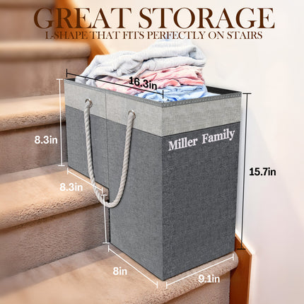 Personalized Stair Basket with Custom Text, Name, Message