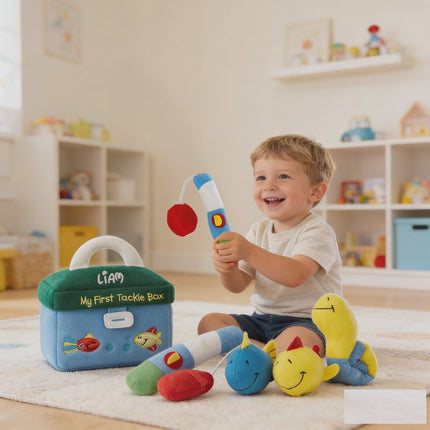 Personalized Plush Tackle Box Toy Set