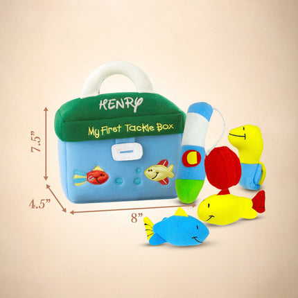 Personalized Plush Tackle Box Toy Set