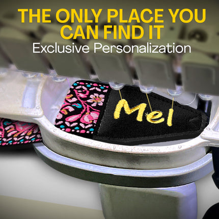 Personalized Embroidered Red Roses Camera Strap - Camera Strap for SLR/ DSLR