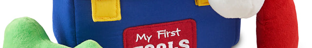 Personalized Plush Toolbox Toy Set with Custom Name