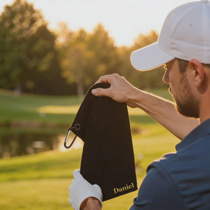 Personalized Embroidery Golf Towel with Clip