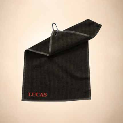 Personalized Embroidery Golf Towel with Clip