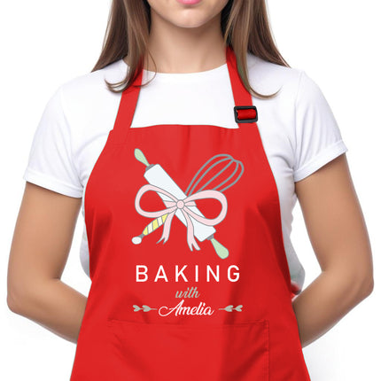 Adjustable Unisex Custom Baker Apron with 2 Pockets