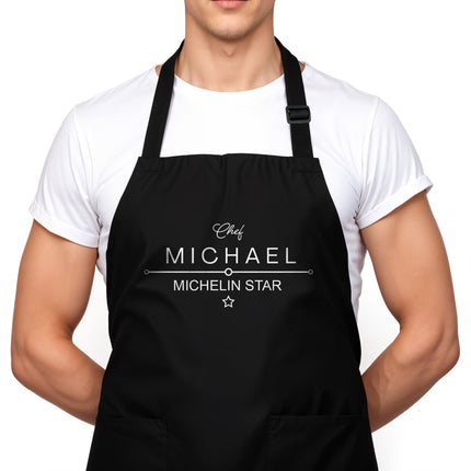 Personalized Kitchen Apron with Custom Name