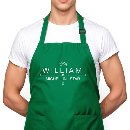 Personalized Kitchen Apron with Custom Name